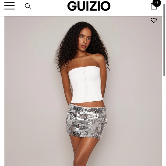Guizio Sequined Mini skirt - Picture 1 of 5